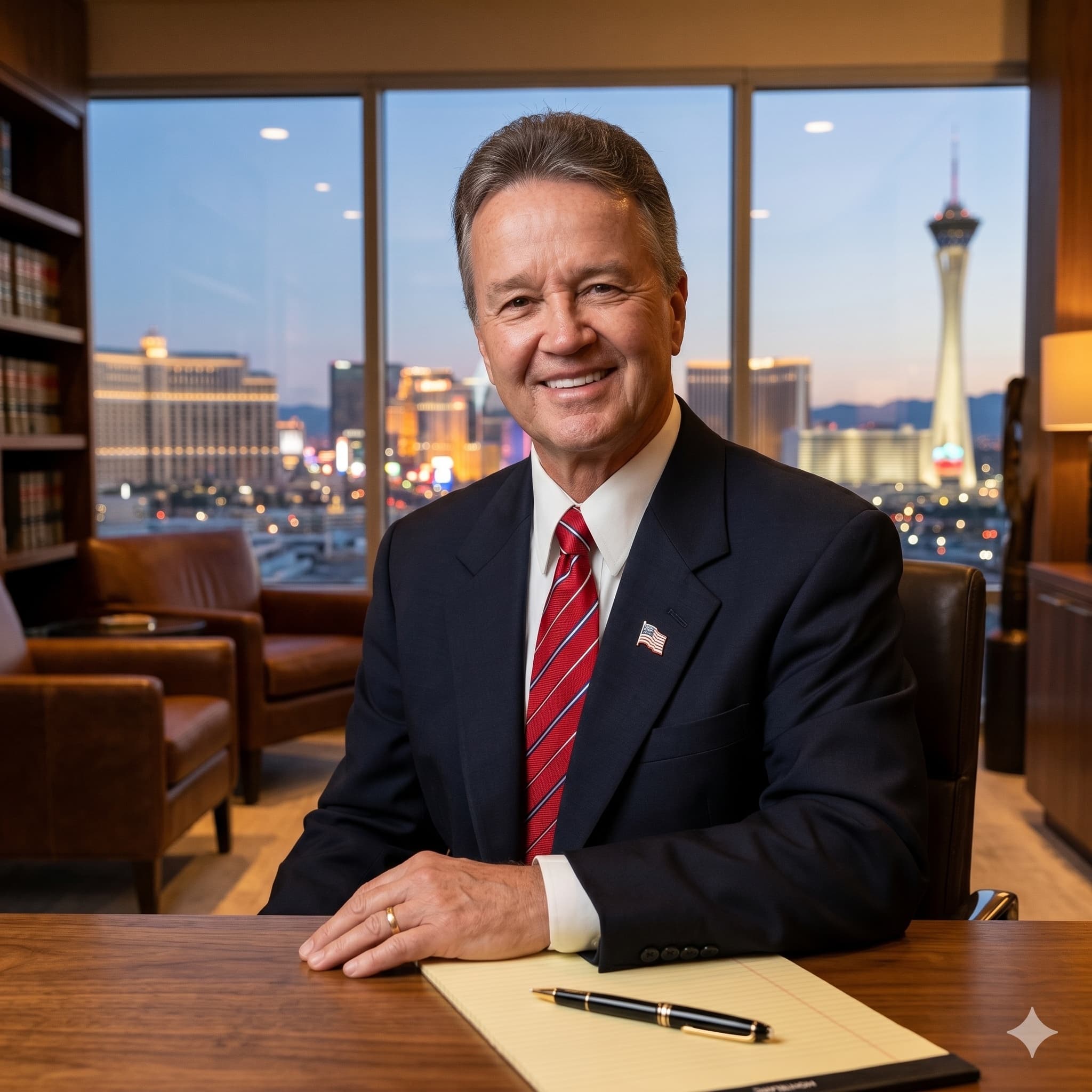 Kenneth J. McKenna in his Reno office